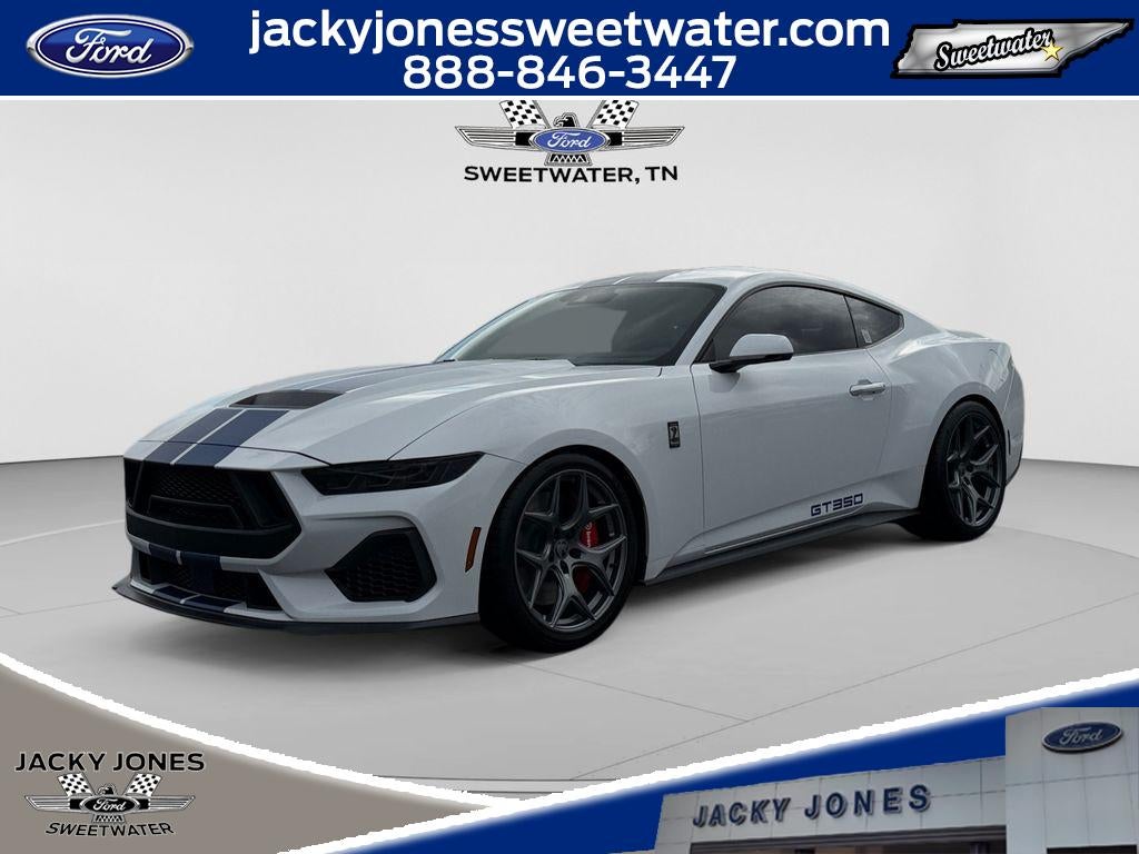 2026 Ford Mustang SHELBY GT350 in Oxford White — front three-quarter view