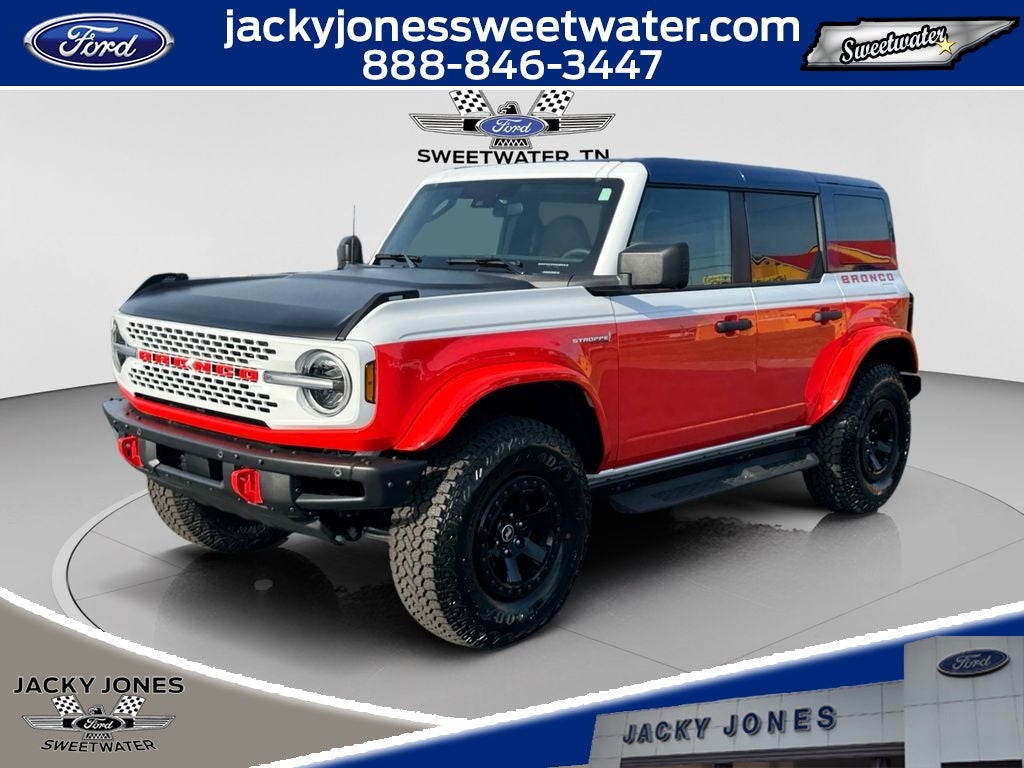 2026 Ford Bronco Stroppe Editition in Oxford White — front three-quarter view