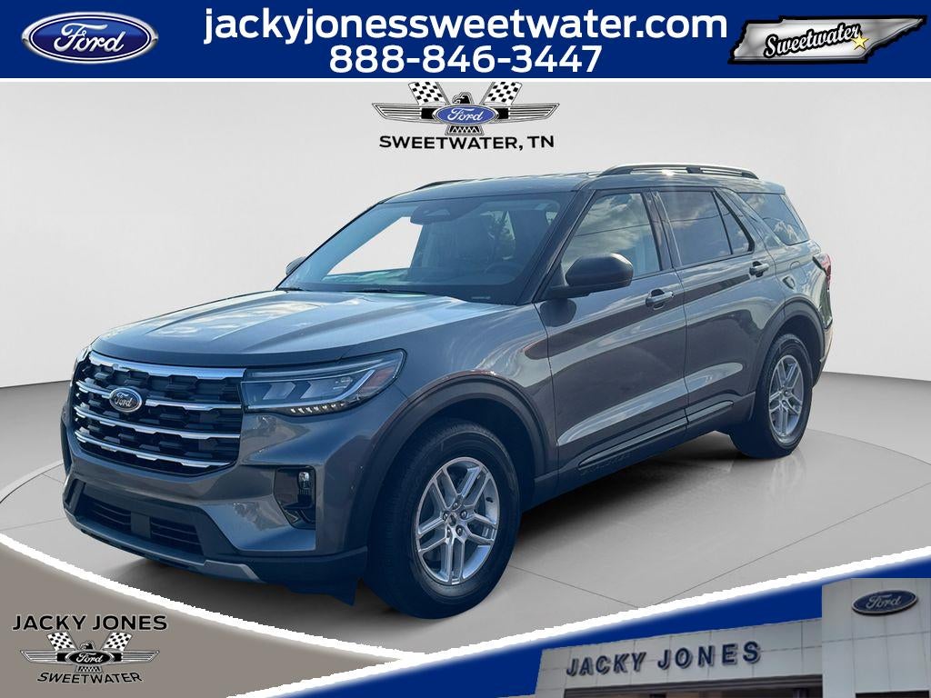 2026 Ford Explorer Active w/200A Pkg in Carbonized Gray Metallic — front three-quarter view