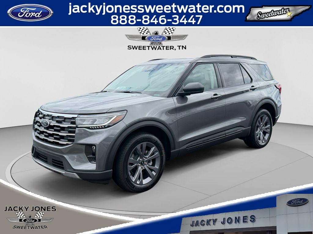 2026 Ford Explorer Active w/200A Pkg in Carbonized Gray Metallic — front three-quarter view