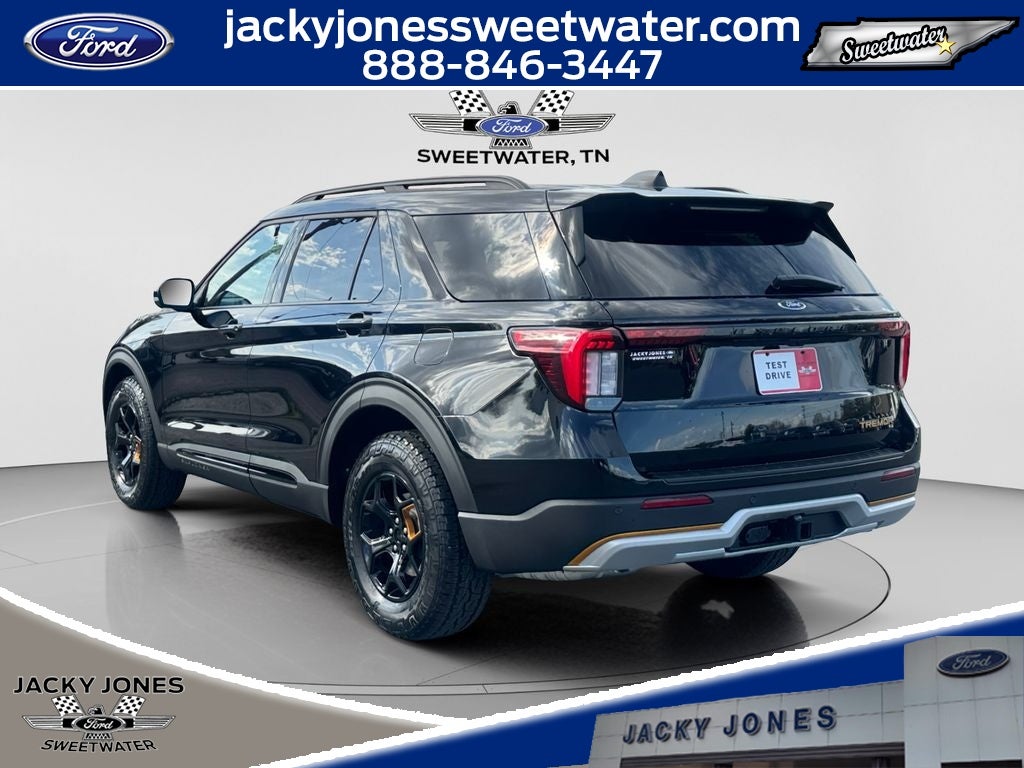 2026 Ford Explorer — rear three-quarter view