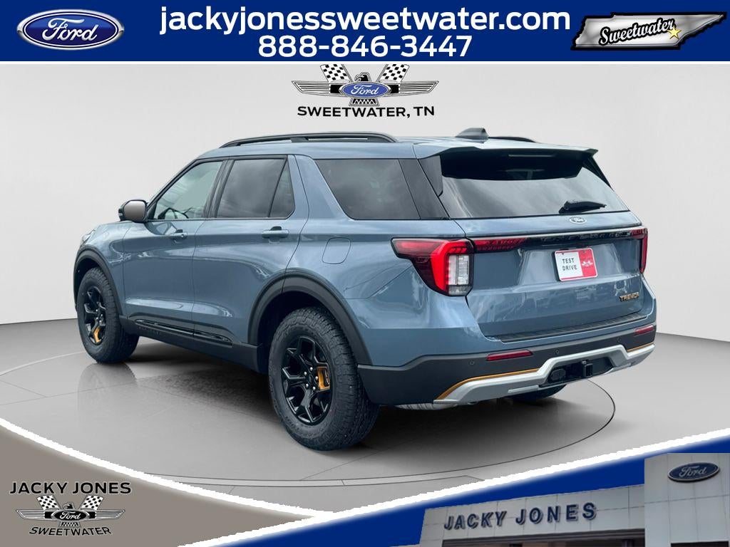 2026 Ford Explorer — rear three-quarter view