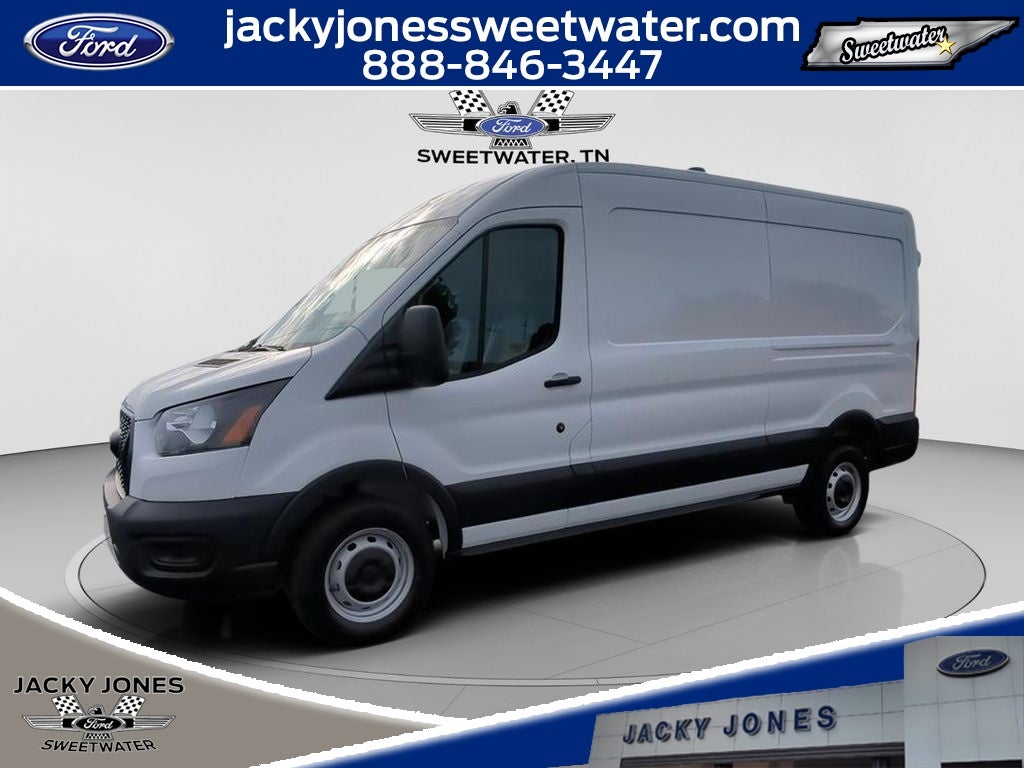 2026 Ford Transit Van Base in Oxford White — front three-quarter view