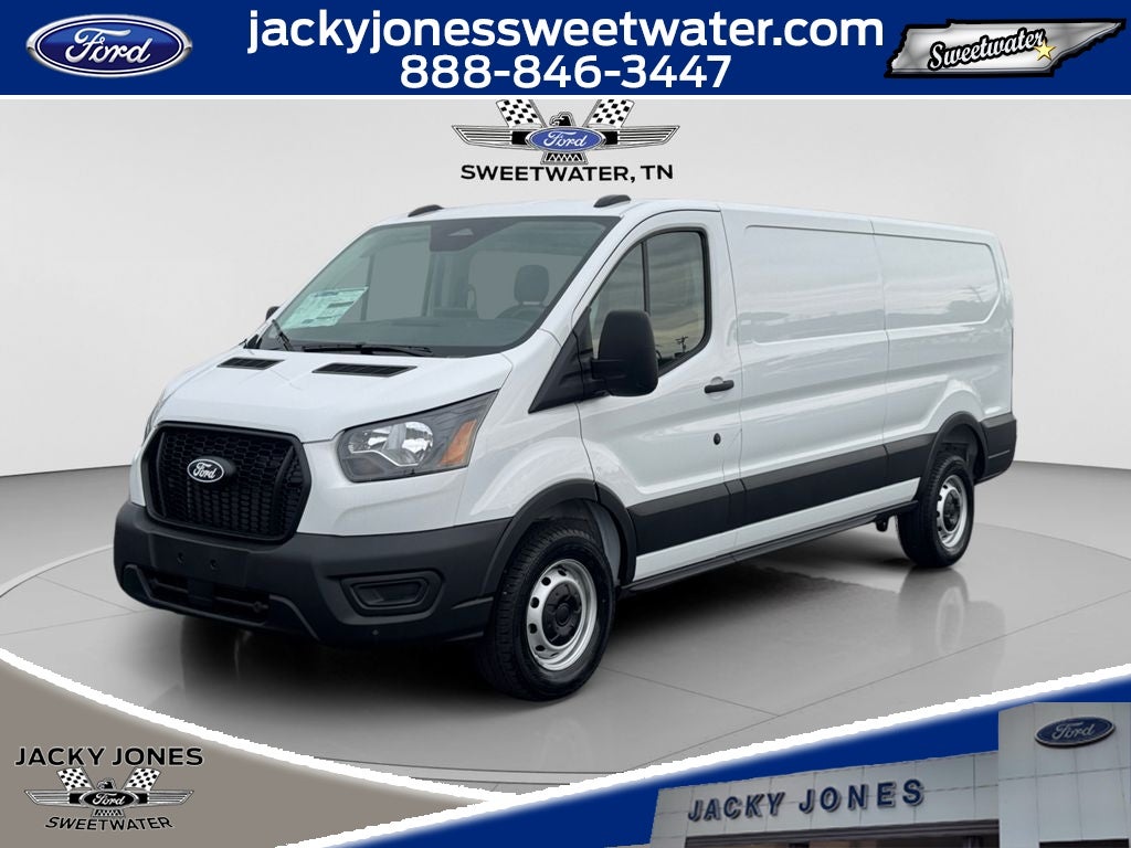 2026 Ford Transit Van Base in Oxford White — front three-quarter view