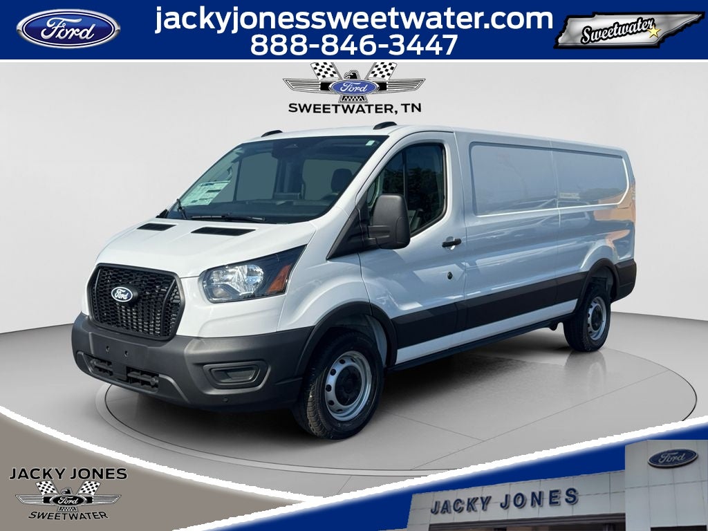 2026 Ford Transit Van Base in Oxford White — front three-quarter view