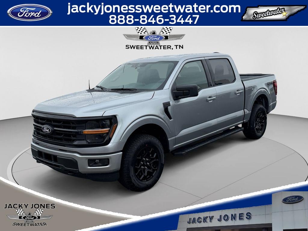 2026 Ford F-150 XLT in Iconic Silver Metallic — front three-quarter view