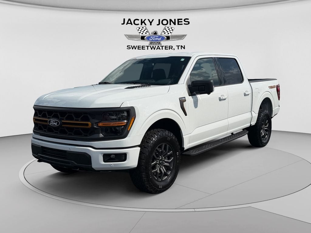 2025 Ford F-150 Tremor in Oxford White — front three-quarter view