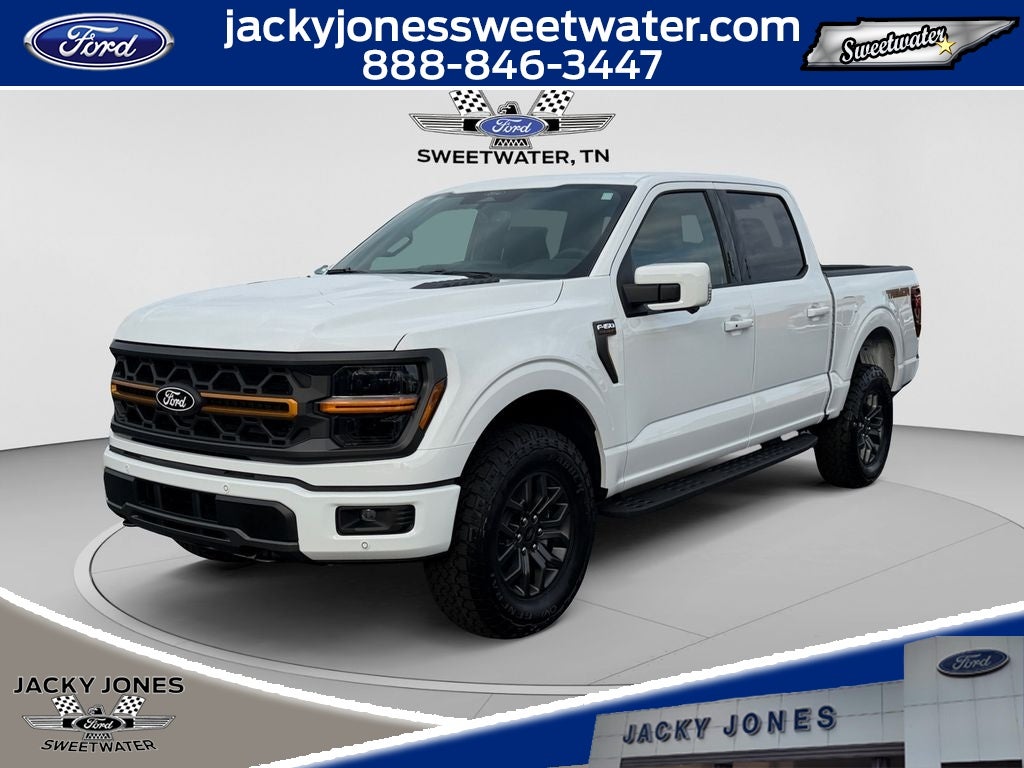 2026 Ford F-150 Tremor in Oxford White — front three-quarter view