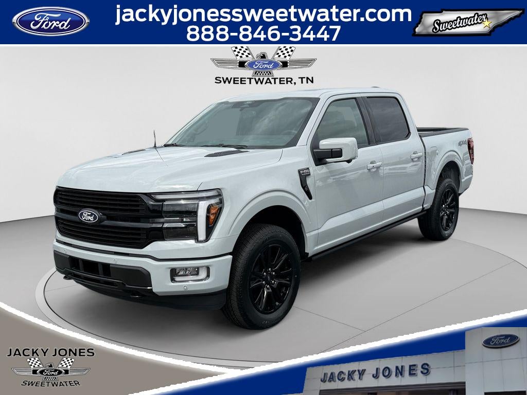 2026 Ford F-150 Platinum in Avalanche — front three-quarter view