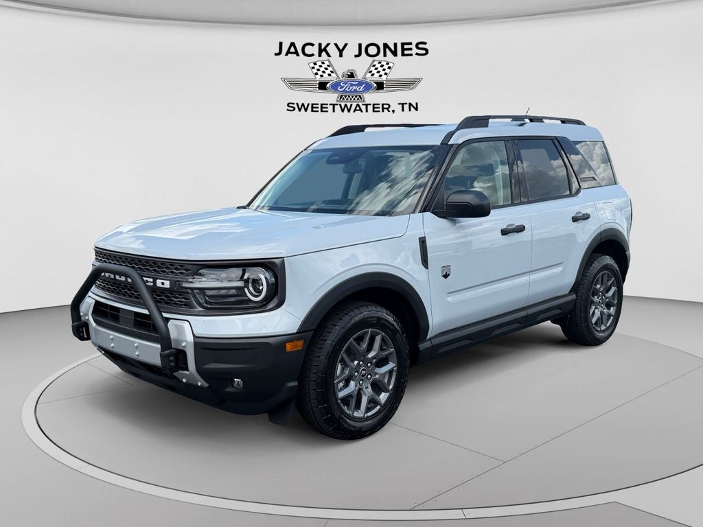 2026 Ford Bronco Sport Big Bend in Space White Metallic — front three-quarter view