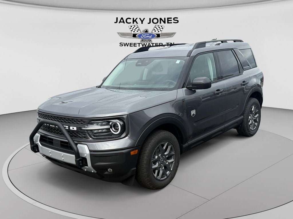 2026 Ford Bronco Sport Big Bend-Upcoming Demo in Carbonized Gray Metallic — front three-quarter view