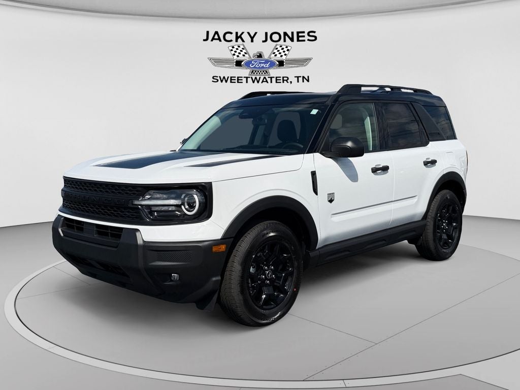 2026 Ford Bronco Sport Big Bend Upcoming Demo in Oxford White — front three-quarter view