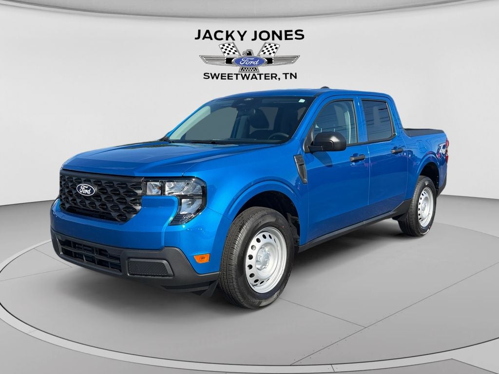 2026 Ford Maverick XL-Upcoming Demo in Velocity Blue — front three-quarter view