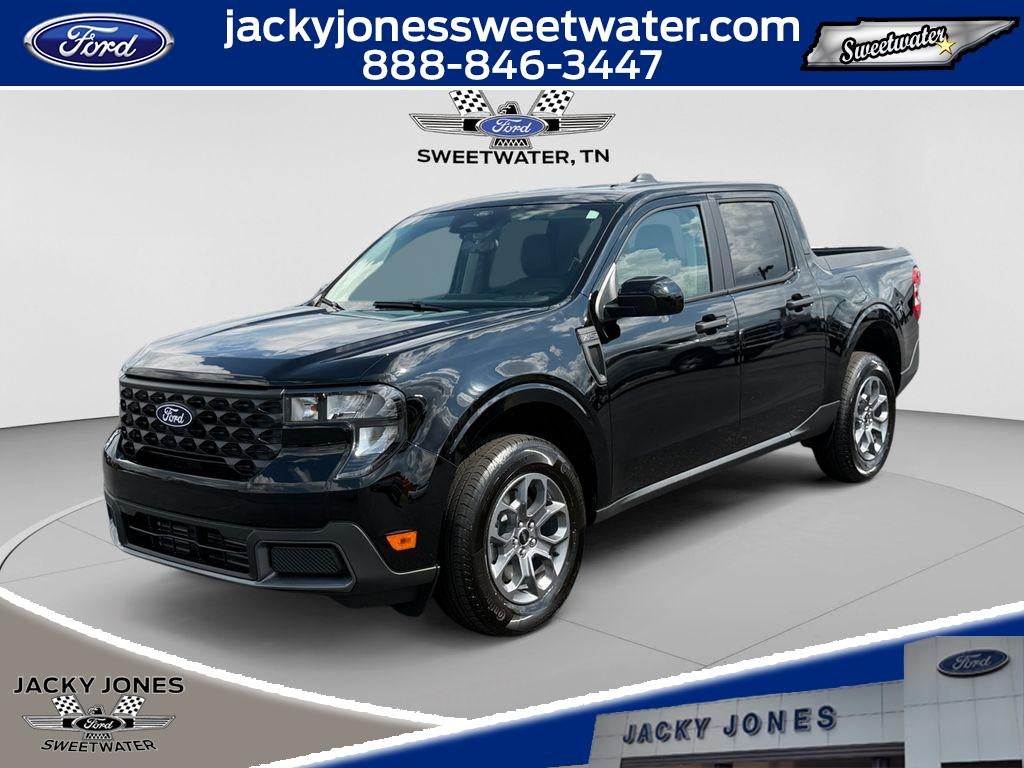 2026 Ford Maverick XLT in Shadow Black — front three-quarter view